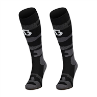 SCOTT MID LONG CAMO SOCKEN DUNKELGRAU/WEISS