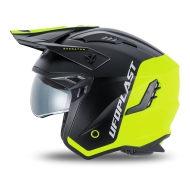 HELM UFO SHERATAN CROSS FARBE FLUORESZIEREND ORANGE