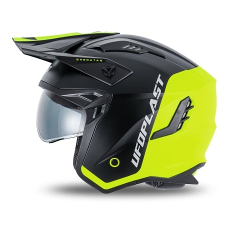 CAPACETE UFO SHERATAN CROSS COR LARANJA FLUORESCENTE