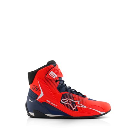 Alpinestars Mm93 Faster-4 Shoes Fluo Red / Dark Blue 2510925-3138