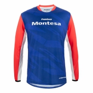 CAMISETA HEBO MONTESA TRIAL CLASSIC COLOR AZUL