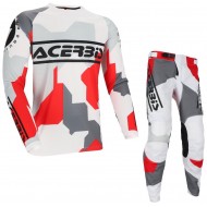 COMBINAISON ACERBIS MX LINEAR SUMBAWA BLANC / GRIS