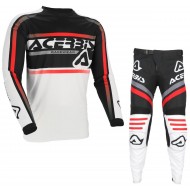 COMBINAISON ACERBIS MX LINEAR LUGO BLANC / NOIR