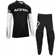 TRAJE ACERBIS MX J-TRACK INC 2.0 COLOR BLANCO / NEGRO