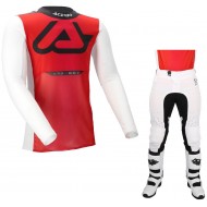 TRAJE ACERBIS X-FLEX 2.0 ANAHEIM COLOR BLANCO / ROJO