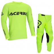 TRAJE ACERBIS J/K WINDY VENTED LIMELIGHT COLOR NEGRO / VERDE