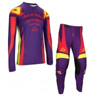 TRAJE ACERBIS MX J-TRACK ASKAR COLOR AMARILLO / ROJO / MORADO