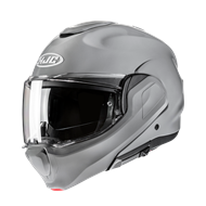 Capacete Hjc F100 Cor Sólida Cinza Nardo