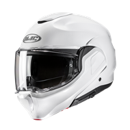 Capacete Hjc F100 Cor Sólida Branco Pérola