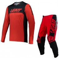 TRAJE LEATT MOTO 5.5 ULTRAWELD COLOR ROJO / AZUL