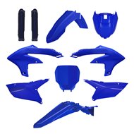 KIT COMPLETO PLÁSTICOS POLISPORT SHERCO SEF-R 500 (2025-2026) COR AZUL / CINZA
