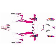 COMPLETE RR GRAPHICS DECAL KIT YAMAHA YZ 250 F 24 YZ 450 F (2023-2024) BRADSHAW EDITION WHITE / PINK