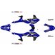 KIT ADESIVOS COMPLETO RR GRAPHICS YAMAHA YZ 250 F 24 YZ 450 F (2023-2024) EDIÇÃO CHAPARRAL COR AZUL / BRANCO