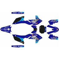 KOMPLETTES AUFKLEBERSET RR GRAPHICS YAMAHA YZ 250 F 24 YZ 450 F (2023-2024) OFFTROY EDITION BLAU