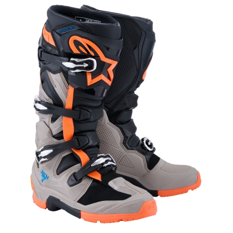 Alpinestars Tech 7 Enduro Boots Black / Gray / Fluorescent Orange