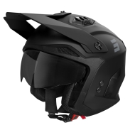 CASQUE SHOT DROP SOLID COLOR NOIR MAT