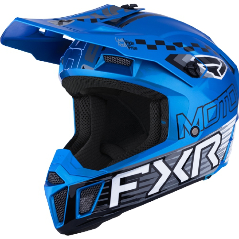 baby blue motorcycle helmet TORC T-3 Retro Mx Full Face this D.O.T Yawa kids motorcycle helmet lightweight,