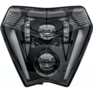 FAROL POLISPORT LOOKOS EVO COM BATERIA COR LARANJA / PRETO