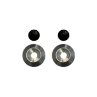 REPLACEMENT BUCKLE FOR FORMA BOOTS IN BLACK/SILVER COLOR