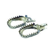 JOGO DE ESTRIBOS SCAR HUSQVARNA FC 250/350/450 (2016-2022) COR PRATA