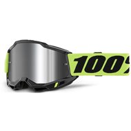 GAFAS INFANTILES 100% ACCURI 2 COLOR AMARILLO FLUOR - LENTE ESPEJO DORADO