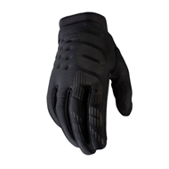 GUANTES BICICLETA 100% BRISKER NEOPRENO COLOR NEGRO