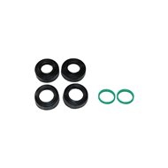 PROTETOR DE ROLAMENTOS DE RODA 4MX KTM EXC 250/300 EXC-F 250/350/450 (2016-2023) COR PRETA