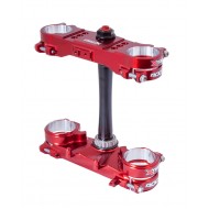 GUIDÃO XTRIG ROCS PRO OFFSET: 20-22MM HONDA CRF 250 (2022-2026) COR VERMELHO ESCURO