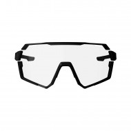 GAFAS DE SOL LEATT RIDEVIZ PRO SMALL COLOR NEGRO - LENTE PLATEADA 17 VLT