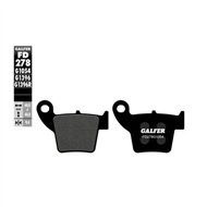 GALFER REAR BRAKE PADS ORGANIC COMPOUND HONDA 02-16