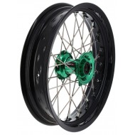 VORDERRAD SUPERMOTO KOMPLETT RFX 17 X 3,50 KAWASAKI KXF 250/450 (2006-2026) GRÜN