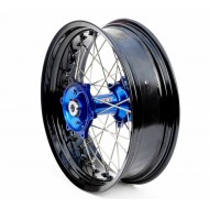 RFX 17 X 4.50 SUPERMOTO REAR COMPLETE WHEEL YAMAHA YZ 125/250 (1999-2026) BLUE