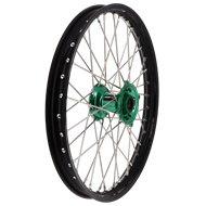 RUEDA COMPLETA DELANTERA RFX 21 X 1,60 KAWASAKI KXF 250/450 (2006-2026) COLOR VERDE
