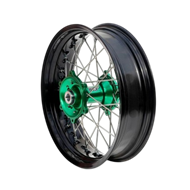 VOLLSTÄNDIGES HINTERRAD SUPERMOTO RFX 17 X 5,00 KAWASAKI KX-F 250/450 (2003-2026) GRÜN