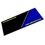 ALFOMBRA ECOLÓGICA HURLY SHERCO 200 X 80 CM COLOR NEGRO / AZUL