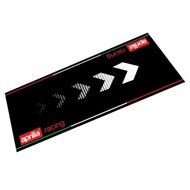 ALFOMBRA ECOLÓGICA HURLY APRILIA RACING 200 X 80 CM COLOR NEGRO / ROJO