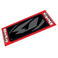 UMWELTFREUNDLICHER TEPPICH HURLY HONDA 200 X 80 CM SCHWARZ / ROT