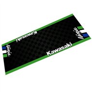 ALFOMBRA ECOLÓGICA HURLY KAWASAKI NINJA 200 X 80 CM COLOR VERDE / NEGRO