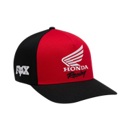 GORRA FOX X HONDA FLEXFIT COLOR ROJO / NEGRO