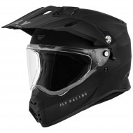 CASCO INTEGRAL FLY TREKKER SOLID COLOR NEGRO MATE