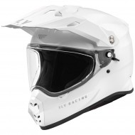 CAPACETE INTEGRAL FLY TREKKER SOLID COLOR BRANCO
