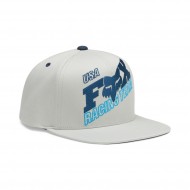 CASQUETTE ENFANT FOX COLDPRESS AJUSTABLE GRIS CLAIR