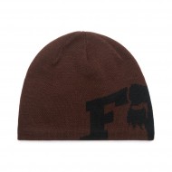 BONNET EN MAILLE FOX F HEAD X JACQUARD MARRON