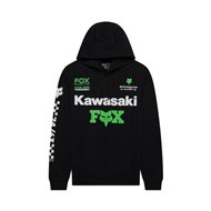 Sudadera con Capucha Fox Kawasaki COLOR NEGRO