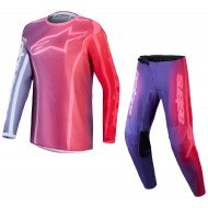 ALPINESTARS STELLA FLUID KEPLER DAMEN-MOTOCROSSANZUG, ROT/LILA
