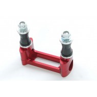 SOPORTE MANILLAR POTENCIA HONDA ROJO [LIQUIDACIONSTOCK]