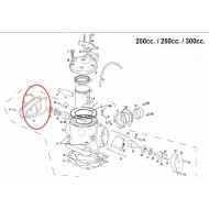 JUNTA TAMPA VÁLVULA DE ESCAPE ESQUERDA GAS GAS
