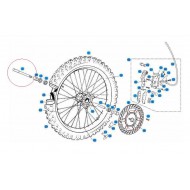 CTO. EIXO DIANTEIRO DA RODA GAS GAS 04-06