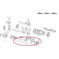 GAS GAS COMPLETE GEAR SHIFT SHAFT