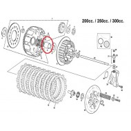 BUCHA DA CAMPAINHA DE EMBREAGEM GAS GAS EC 200/250/300